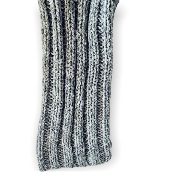 Mudd Womens Junior Silver Gray Sparkly Sequin Long Sleeve Pullover  Sweater M - Picture 8 of 13